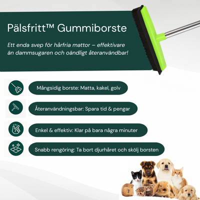 Pälsfritt™ Gummiborste